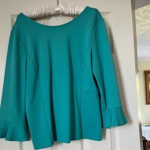 Talbots Teal Top